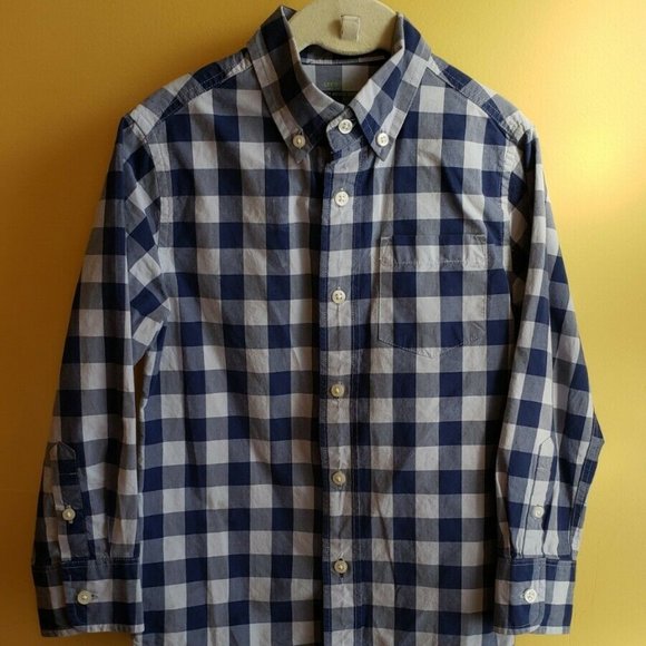 JCrew Crewcuts Long Sleeve Dress Shirts Boy - 4 5 - Picture 4 of 4